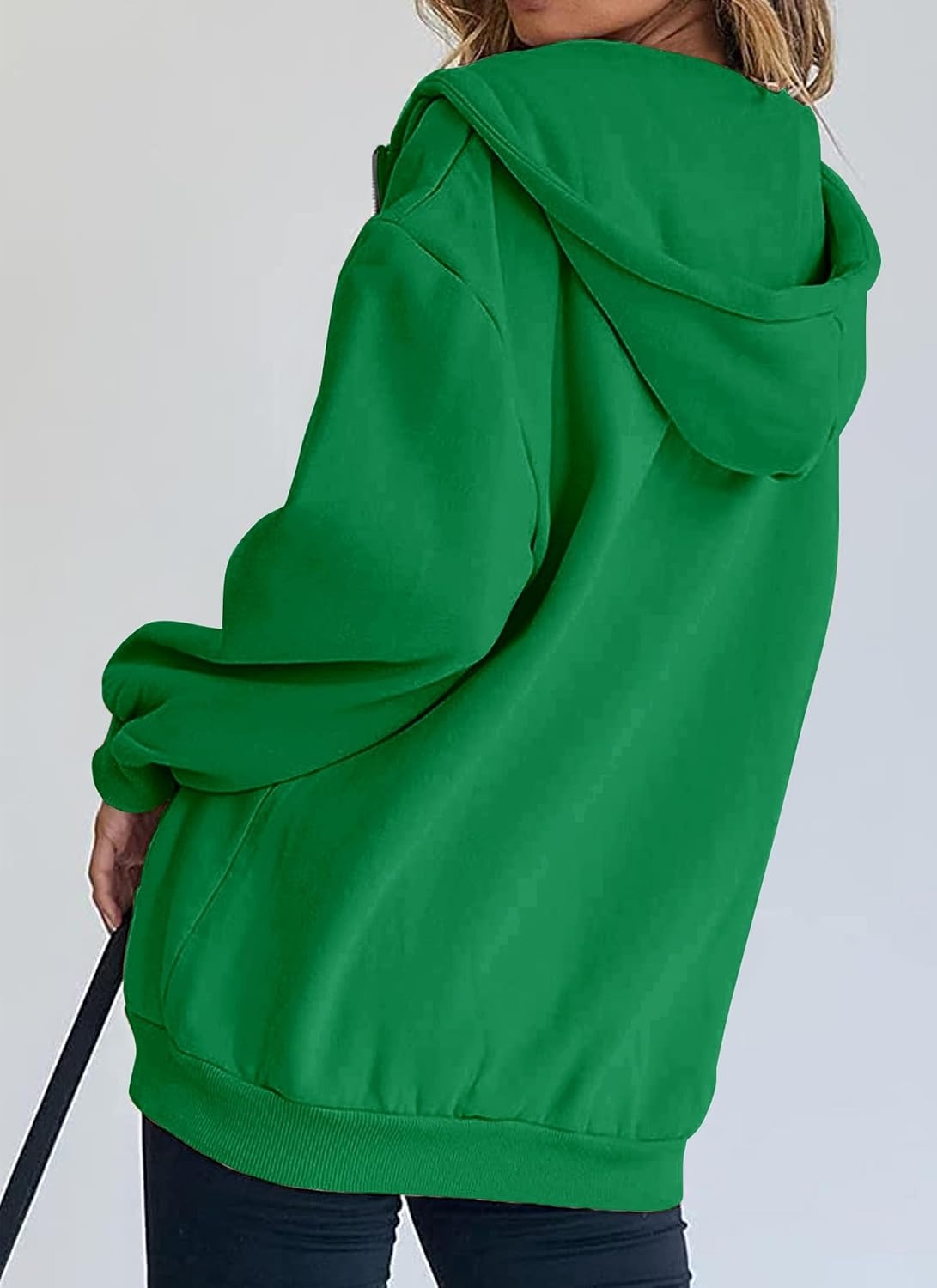 image:imagePRETTYGARDEN Womens Fall Zip Up Hoodies SweatshirtsGreen