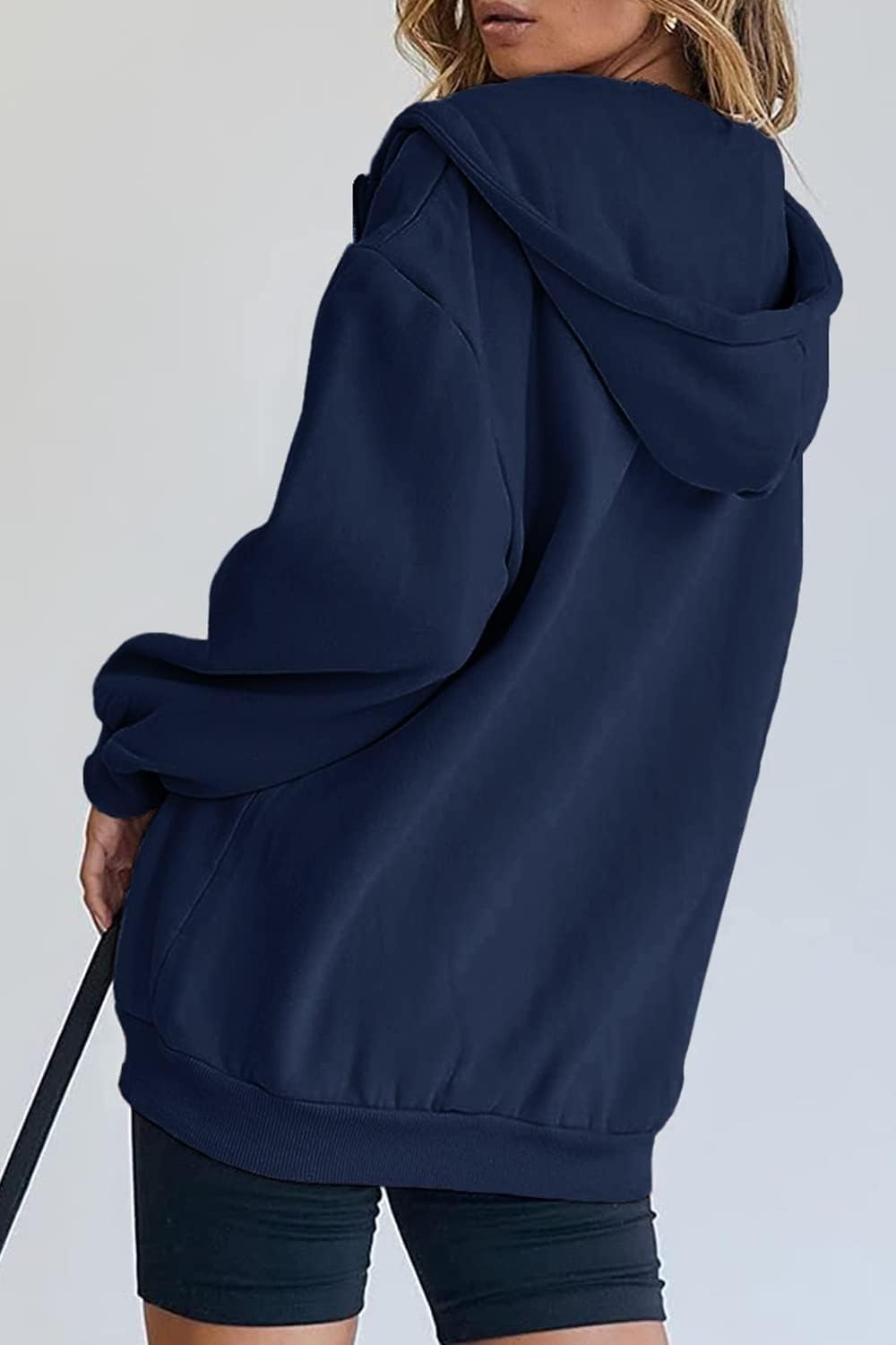 image:imagePRETTYGARDEN Womens Fall Zip Up Hoodies SweatshirtsNavy
