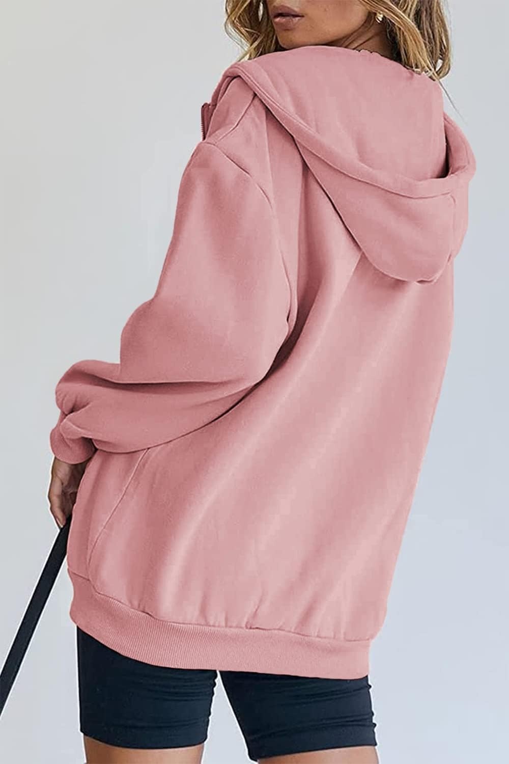 image:imagePRETTYGARDEN Womens Fall Zip Up Hoodies SweatshirtsPink