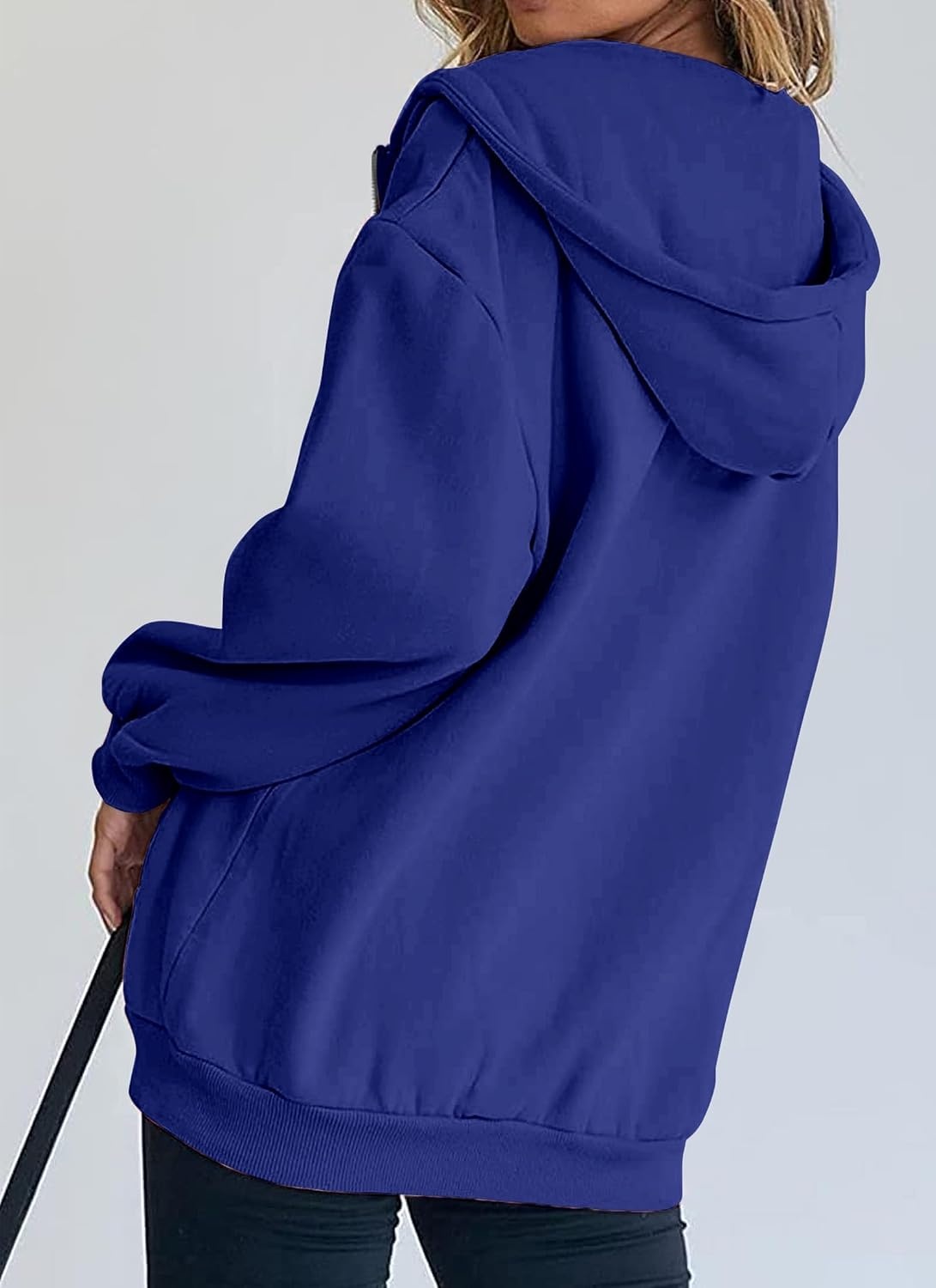 image:imagePRETTYGARDEN Womens Fall Zip Up Hoodies SweatshirtsRoyal Blue
