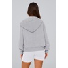 PRETTYGARDEN Hoodies for Women Fall Fashion Zip Up Fleece Plain Sweatshirt(Grey)