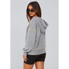 PRETTYGARDEN Women’s Fall Half Zip Cropped Hoodie Sweatshirt(Grey)