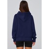 PRETTYGARDEN Women’s Fall Half Zip Cropped Hoodie Sweatshirt(Style 2-navy Blue)