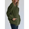 PRETTYGARDEN Women’s Fall Zip Up Hoodies Sweatshirts(Army Green)