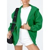 PRETTYGARDEN Women’s Fall Zip Up Hoodies Sweatshirts(Green)