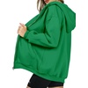 PRETTYGARDEN Women’s Fall Zip Up Hoodies Sweatshirts(Green)