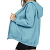 PRETTYGARDEN Women’s Fall Zip Up Hoodies Sweatshirts(Lake Blue)