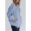 PRETTYGARDEN Women’s Fall Zip Up Hoodies Sweatshirts(Light Blue)
