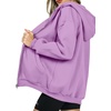 PRETTYGARDEN Women’s Fall Zip Up Hoodies Sweatshirts(Light Purple)