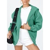 PRETTYGARDEN Women’s Fall Zip Up Hoodies Sweatshirts(Mint Green)