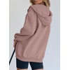 PRETTYGARDEN Women’s Fall Zip Up Hoodies Sweatshirts(Nutmeg)