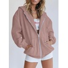 PRETTYGARDEN Women’s Fall Zip Up Hoodies Sweatshirts(Nutmeg)