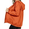 PRETTYGARDEN Women’s Fall Zip Up Hoodies Sweatshirts(Orange)