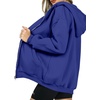 PRETTYGARDEN Women’s Fall Zip Up Hoodies Sweatshirts(Royal Blue)