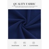 PRETTYGARDEN Womens Mock Neck Sweatshirt Oversized Pullover(Dark Blue)