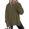 PRETTYGARDEN Womens Oversized Hoodies Side Slit Sweatshirts(Army Green)