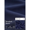 PRETTYGARDEN Womens Oversized Hoodies Side Slit Sweatshirts(Navy Blue)