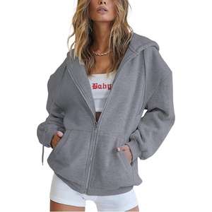 PRETTYGARDEN Women’s Fall Zip Up Hoodies Sweatshirts(Dark Grey)